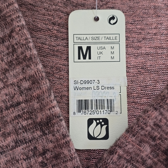 Jon & Anna Heathered Rose Burgundy Knit Sweater Size M - Picture 7 of 9